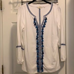 Boden v neck tunic top